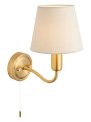 Gallery Home Satin Brass Cranbrook 1 Bulb Bathroom Wall Light - Image 6 of 7
