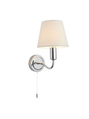 Gallery Home Chrome Cranbrook 1 Bulb Bathroom Wall Light - Image 1 of 1