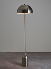 Gallery Home Brushed Nickel Barrie 1 Bulb Floor Lamp - Image 2 of 7
