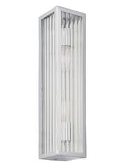 Gallery Home Chrome Bancroft 2 Bulb Bathroom Wall Light - Image 7 of 7