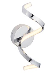 Gallery Home Chrome Lethbridge 1 Bulb Bathroom Wall Light - Image 7 of 8