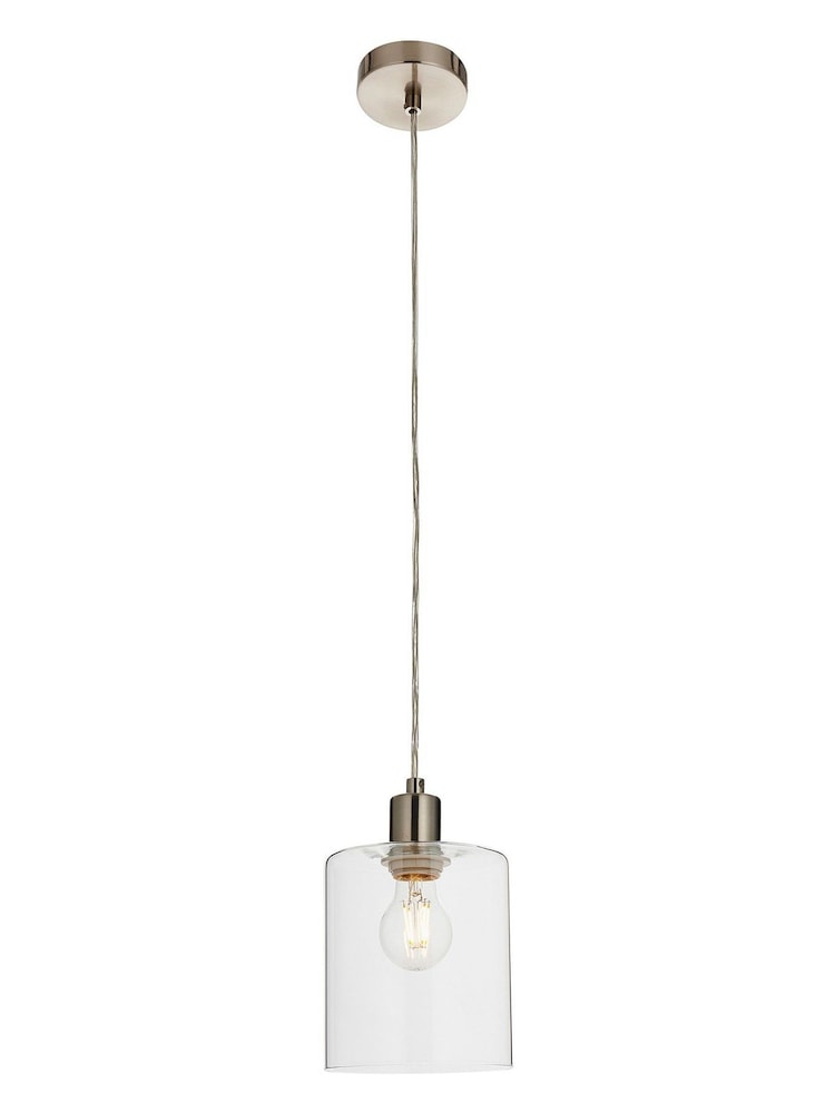 Gallery Home Silver Boldo 1 Bulb Pendant Ceiling Light - Image 7 of 7 Gallery Home Silver Boldo 1 Bulb Pendant Ceiling Light - Image 7 of 7