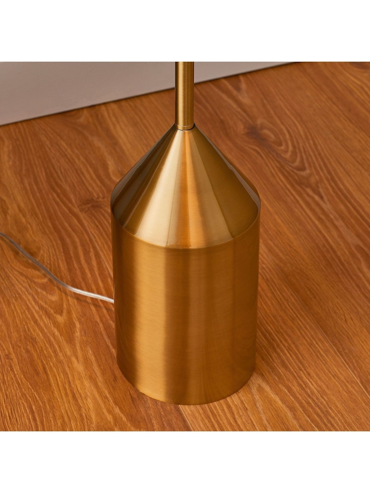 Gallery Home Antique Brass Barrie 1 Bulb Floor Lamp - Image 2 of 5 Gallery Home Antique Brass Barrie 1 Bulb Floor Lamp - Image 2 of 5