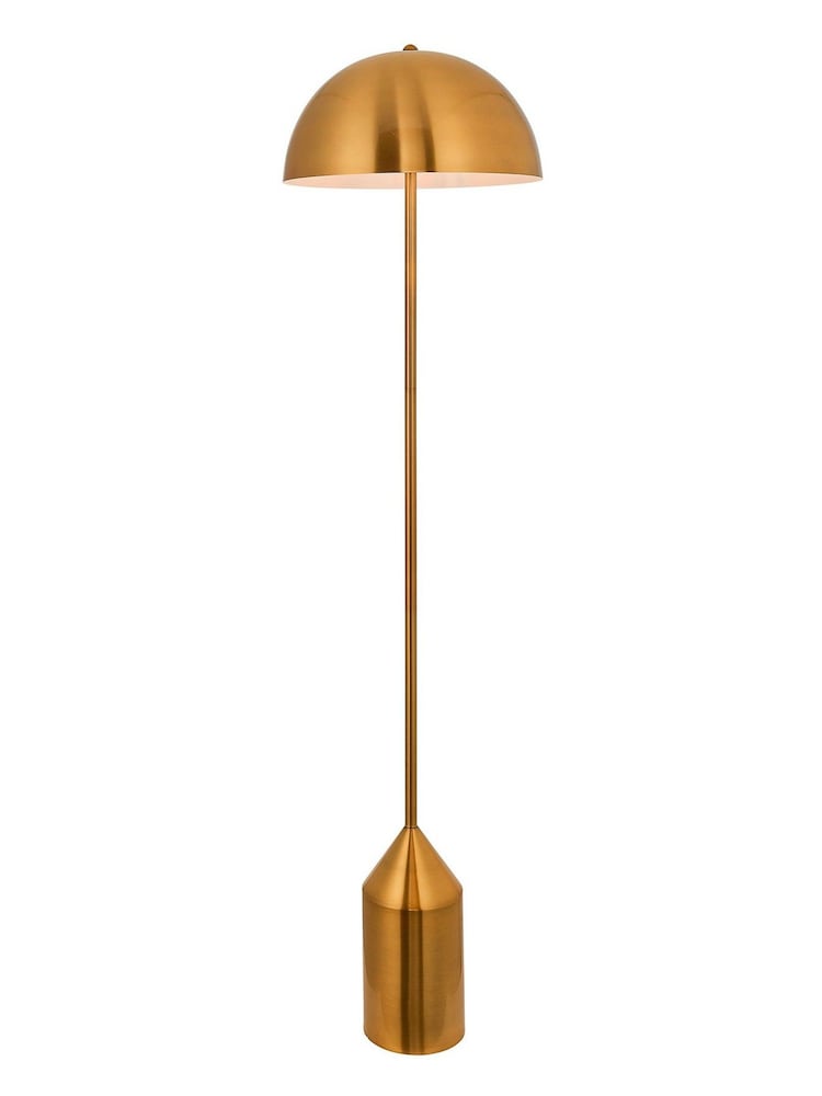 Gallery Home Antique Brass Barrie 1 Bulb Floor Lamp - Image 5 of 5