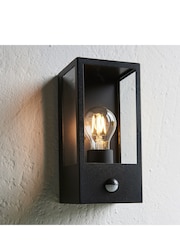 Gallery Home Black Javier PIR 1 Bulb Outdoor Wall Light - Image 1 of 8