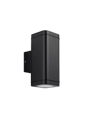 Gallery Home Black Halifax 2 Bulb Outdoor Wall Light - Image 7 of 7