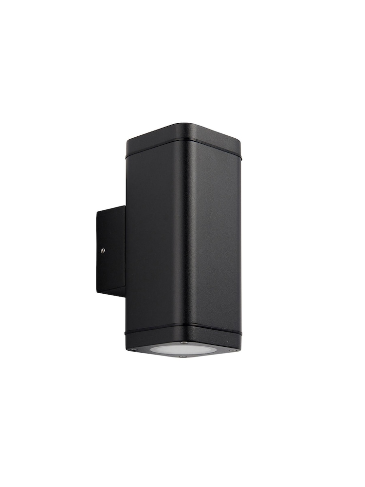Gallery Home Black Halifax 2 Bulb Outdoor Wall Light - Image 7 of 7