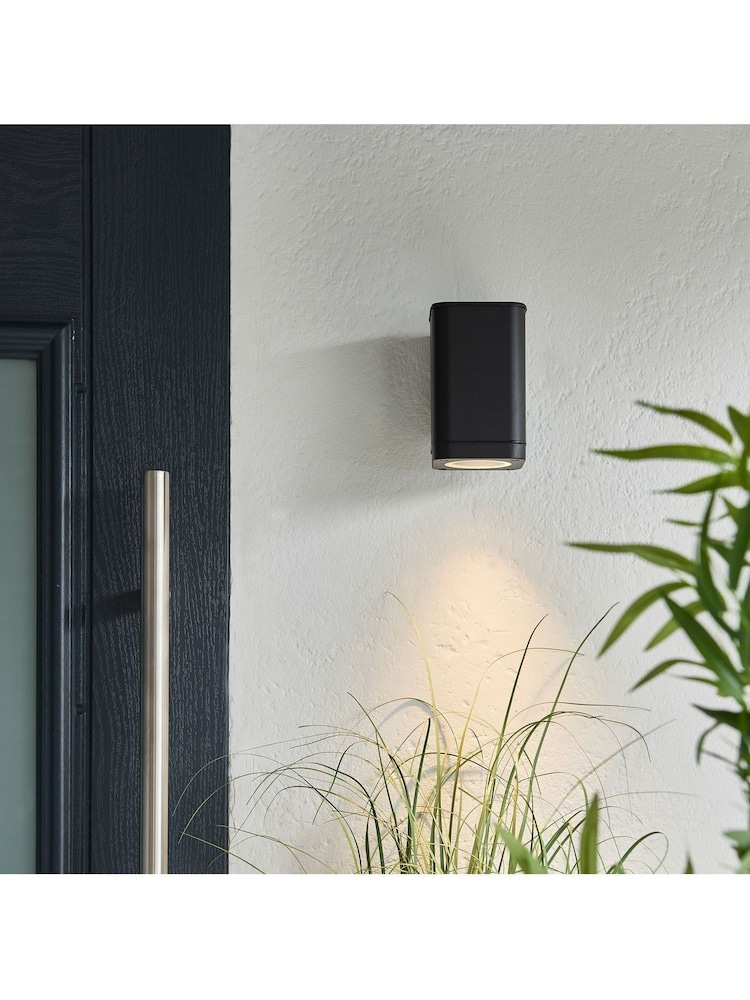 Gallery Home Black Halifax 1 Bulb Outdoor Wall Light - Image 1 of 8