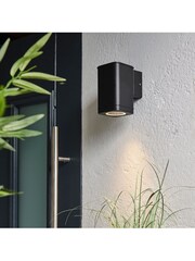 Gallery Home Black Halifax 1 Bulb Outdoor Wall Light - Image 4 of 8