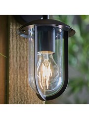 Gallery Home Black Cornwall 1 Bulb Outdoor Wall Light - Image 1 of 8