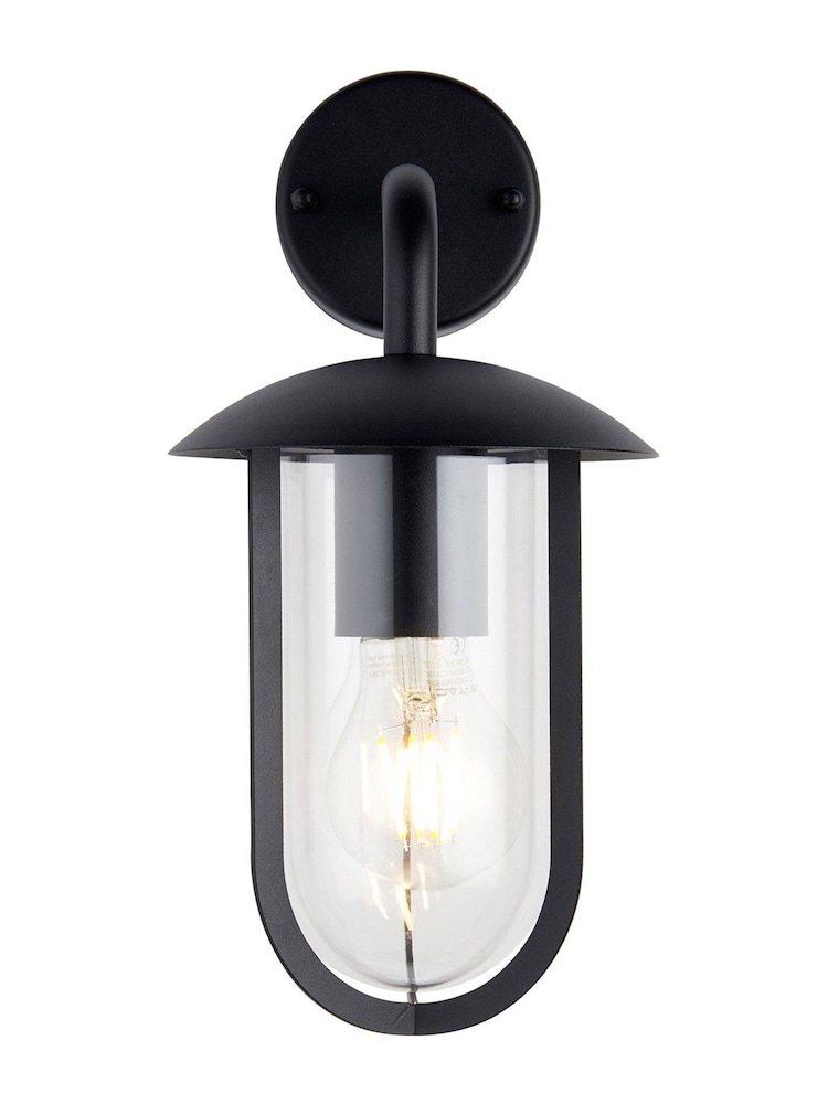 Gallery Home Black Cornwall 1 Bulb Outdoor Wall Light - Image 8 of 8
