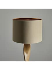 Gallery Home Brown Brooks Wooden Floor Lamp - Image 6 of 8