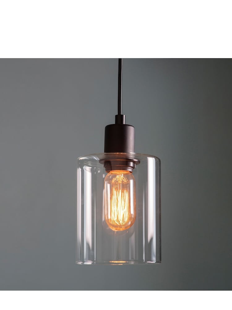 Gallery Home Black Boldo 1 Bulb Pendant Ceiling Light - Image 2 of 7