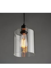 Gallery Home Black Boldo 1 Bulb Pendant Ceiling Light - Image 5 of 7