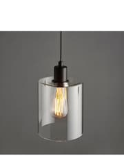 Gallery Home Black Boldo 1 Bulb Pendant Ceiling Light - Image 6 of 7