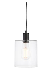 Gallery Home Black Boldo 1 Bulb Pendant Ceiling Light - Image 7 of 7