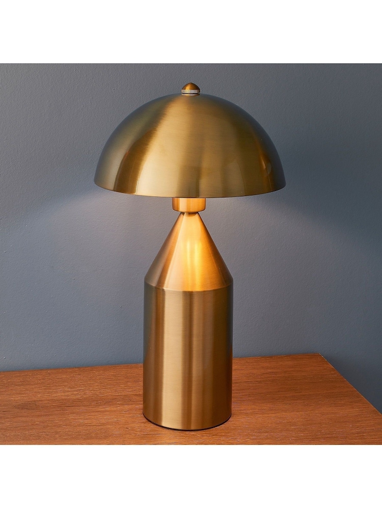 Gallery Home Antique Brass Barrie 1 Bulb Table Lamp - Image 1 of 7 Gallery Home Antique Brass Barrie 1 Bulb Table Lamp - Image 1 of 7