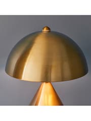 Gallery Home Antique Brass Barrie 1 Bulb Table Lamp - Image 5 of 7