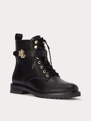 Lauren Ralph Lauren Eldridge Stiefel aus poliertem Leder - Bild 4 von 8