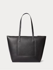 Lauren Ralph Lauren Black Karly Tote Shopped Bag - Image 2 of 8