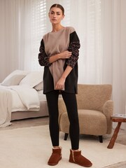 Neutral Fleece Tunic - Image 2 of 8