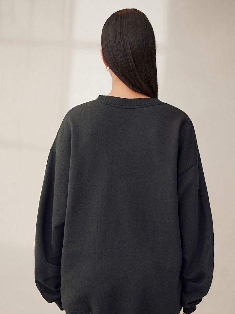 self. Black Wellness Club Sweatshirt - Image 3 of 8