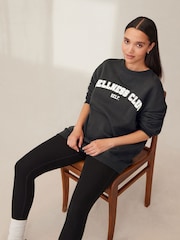 self. Black Wellness Club Sweatshirt - Image 5 of 8