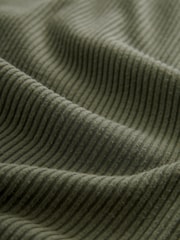 Khaki Green Ribbed Tunic - Image 9 of 9