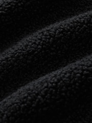 Black Fleece Borg Half Placket Jacket - Image 12 of 12