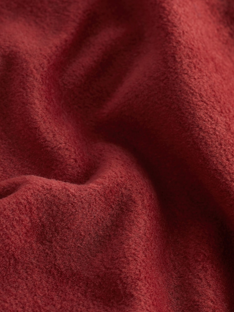 Red NYC Half Zip Fleece Top - Image 8 of 8