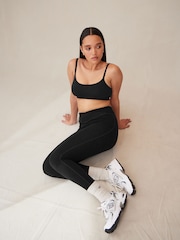 self. Black Waffle Leggings - Image 1 of 9