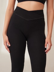 self. Black Waffle Leggings - Image 6 of 9