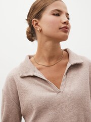 Oatmeal Ribbed Tunic - Image 4 of 7