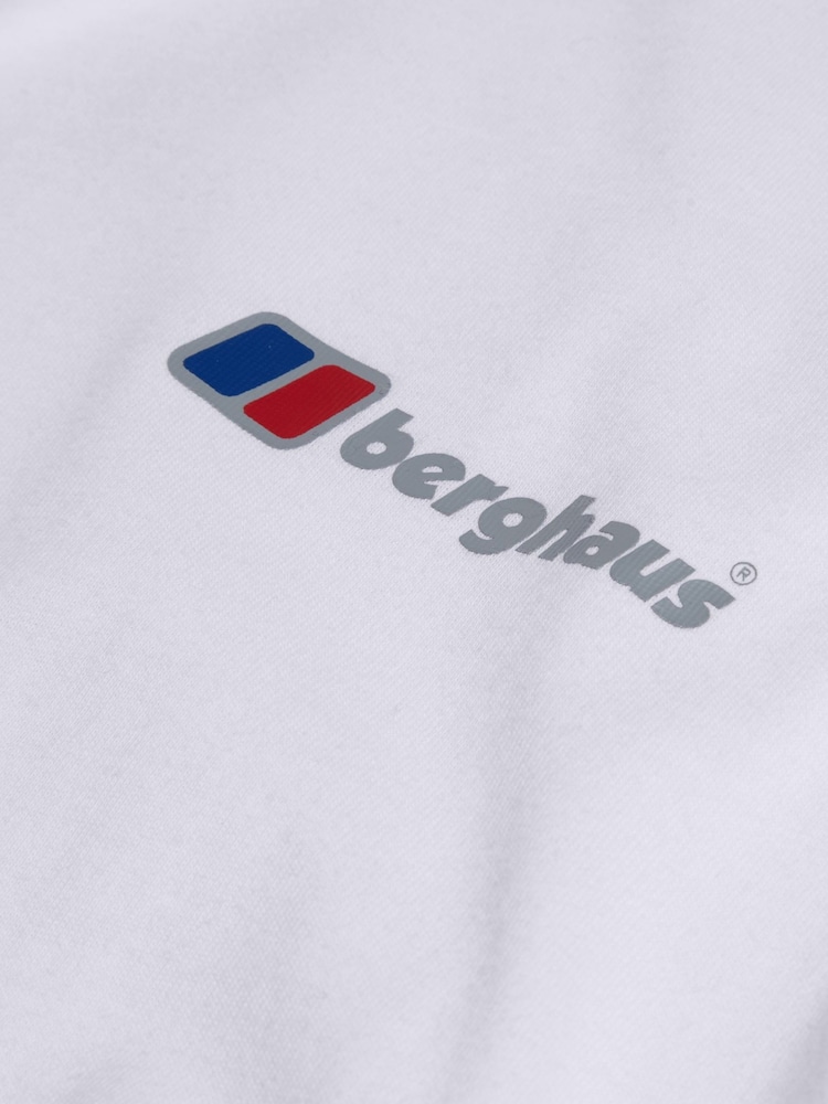 Berghaus White Classic Logo Black T-Shirt - Image 6 of 7