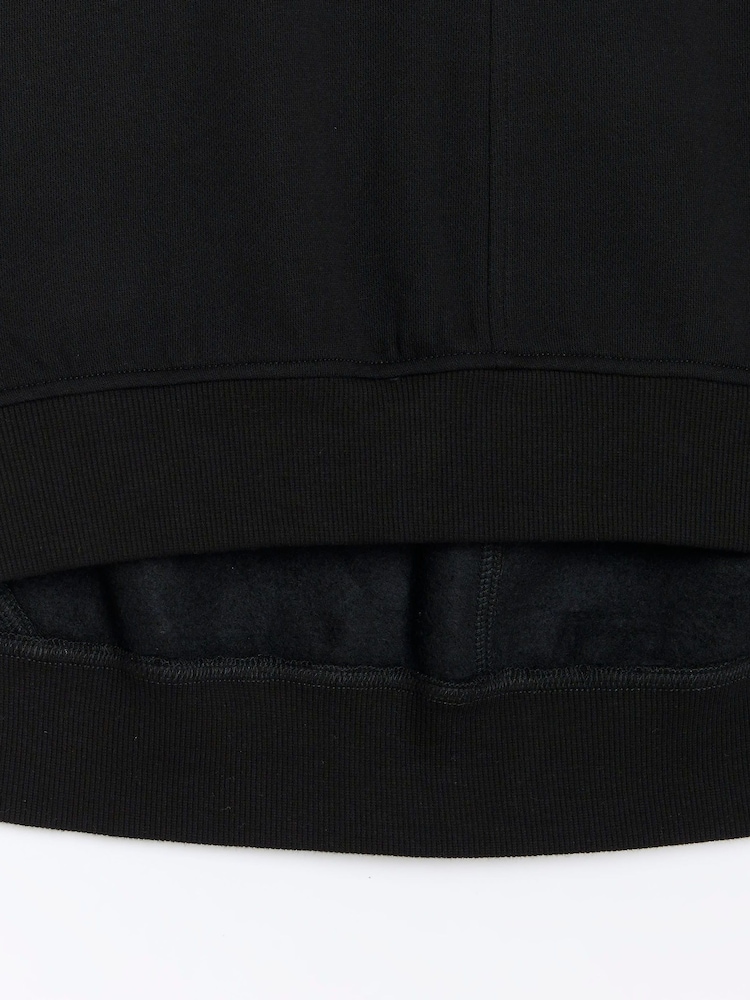 River Island Black Longline Batwing Sweat Top - Image 5 of 5 River Island Black Longline Batwing Sweat Top - Image 5 of 5
