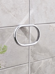 Chrome Oslo Towel Rail Ring - Image 2 of 4