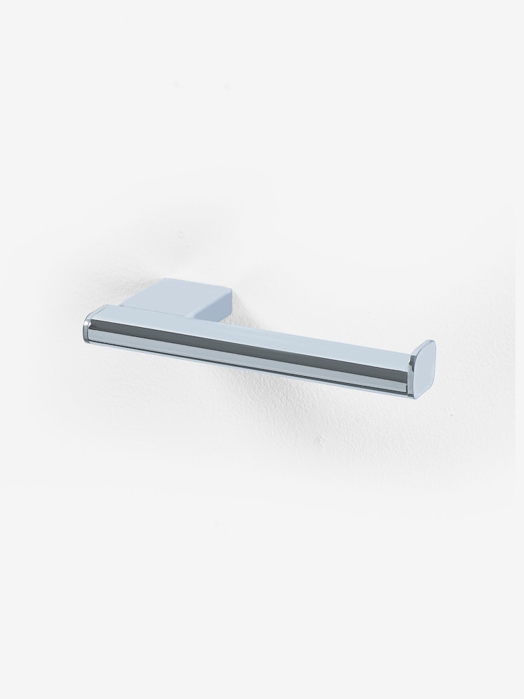 Chrome Oslo Wall Mount Toilet Roll Holder - Image 2 of 3 Chrome Oslo Wall Mount Toilet Roll Holder - Image 2 of 3