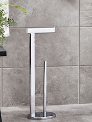 Chrome Oslo Toilet Roll Holder - Image 2 of 5