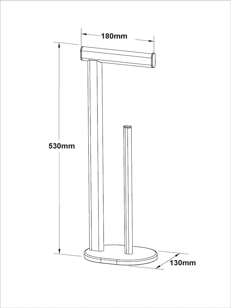 Chrome Oslo Toilet Roll Holder - Image 5 of 5