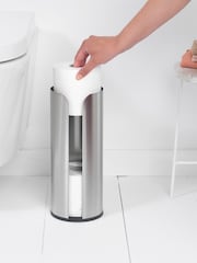 Brabantia Silver ReNew Toilet Roll Dispenser and Stand - Image 3 of 6