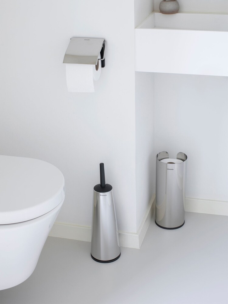 Brabantia Chrome ReNew Toilet Roll Dispenser Stand - Image 1 of 6
