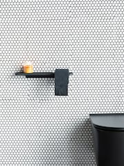 Brabantia Grey Toilet Roll Holder with Shelf - Image 1 of 7