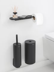 Brabantia Grey Toilet Roll Holder with Shelf - Image 3 of 7