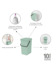 Brabantia Green Sort  Go 12L Bin - Image 6 of 6