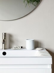 Brabantia White Storage Pot - Image 1 of 6