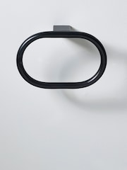 Black Oslo Towel Rail Ring - Image 4 of 7