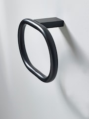 Black Oslo Towel Rail Ring - Image 5 of 7