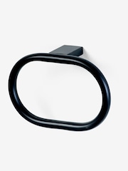 Black Oslo Towel Rail Ring - Image 6 of 7