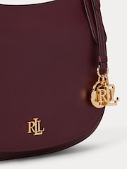 Lauren Ralph Lauren Red Marcy Cross-Body Medium Bag - Image 6 of 6