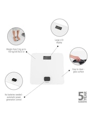 Brabantia White ReNew Battery Free Bathroom Scale - Image 6 of 6